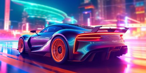 Gravity Drive FLUX futuristic car