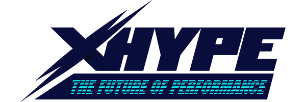 XHYPE® Logo Blue With Slogan (PNG)